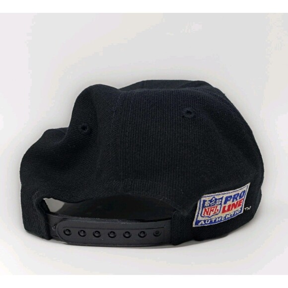 Jacksonville Jaguars Vintage 90s Logo Athletic NFL Hat Pro Line Cap Wool Black - Picture 3 of 8